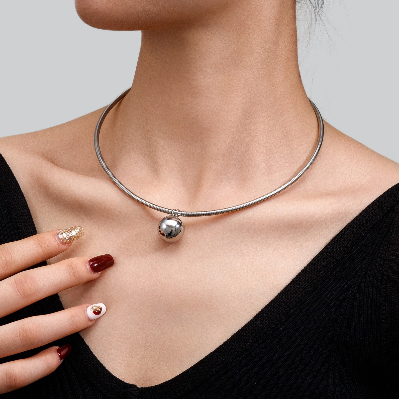 Stainless Steel PVD Gold Snake Chain Choker | Tarnish Free